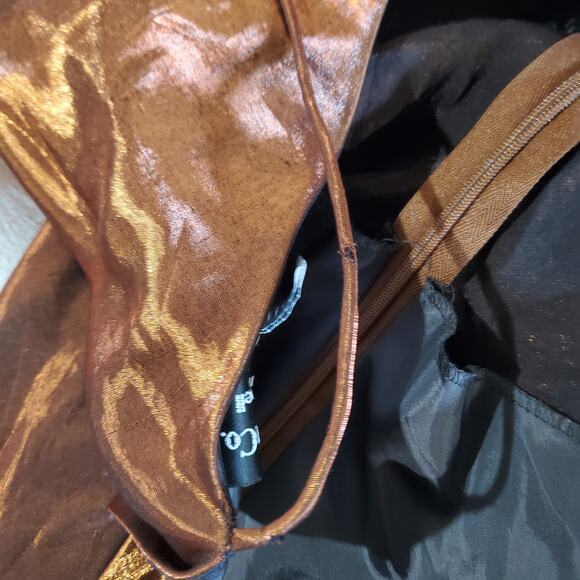 Vtg Morgan and Co Split Empire Waist Gown Dress 22 Fairy Grunge Whimsigoth Prom - Picture 9 of 14